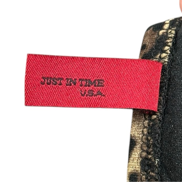 Just in Time Vintage Leopard Print Skirt - Size Large - Picture 4 of 5